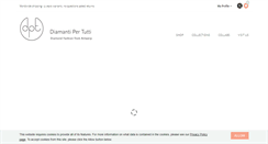 Desktop Screenshot of diamantipertutti.com