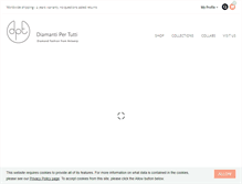 Tablet Screenshot of diamantipertutti.com